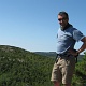 Phil with Gorham Mtn in the background.