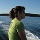 Jen contemplating the views.