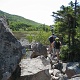 Hiked around the Tarn Lake to get to the trailhead of Ladder Trail to Dorr Mountain.
