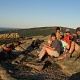 We took a long break at the summit of Sargent.