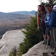 Jen and Darlene at the ledge.