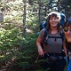 Jen and Darlene at the summit of North Terrace.