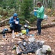 Equip with a fire ring next to the eat-in kitchen.