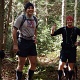 We ran into, correction, We walked into Rob and Rayn, they ran into us. Rob, Ryan, Tuck and Carter was trail runner the ridge from south to north in a day.
