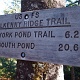 20.6 miles, that's where we started 2 days ago. 5 more miles to go!