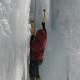 Me trying out the chute. (picture taken by Kim)