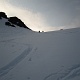Approaching the ridge line.