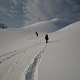 Form here on was the long traverse to the saddle.