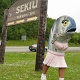Creepy looking fish with bushy eyebrows and little pink skirt and bra? This is just the opposite of a mermaid, in everyway.