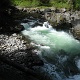 Salmon cassade. The sign said August was the season to come see the salmon swim upstream. That would be very cool to see.