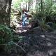 Muddy trail.