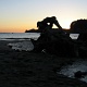 Sunset.