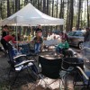 Another relaxing morning at the campsite.