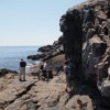 The entrance of the Anemone Cave