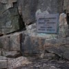The plaque.
