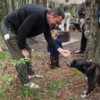 Dan demonstrated the fascinating allure a dog have toward a stick.