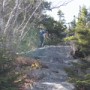 Steep ledge.