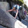 Carter Ledge is not ideal for when you have a full pack on you back.