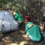 Packing up the camp.