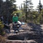 Back to the ledge for breakfast.