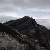 Leaving the summit of Liberty.