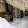 The springs was dripping at the Liberty Springs Campsite.