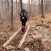 Liberty Springs Trail, after the junction of Flume Slide trail.