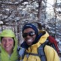Kim and Mardi at the highest point of Wildcat A.