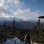 Northern Presidential range in the clouds.