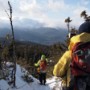 Northern Presidential range in the clouds.