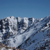 Chimney Gully between Pamola and Chimney Peak.